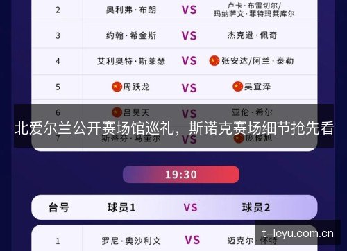 北爱尔兰公开赛场馆巡礼,斯诺克赛场细节抢先看 北爱尔兰公开赛场馆巡礼,斯诺克赛场细节抢先看